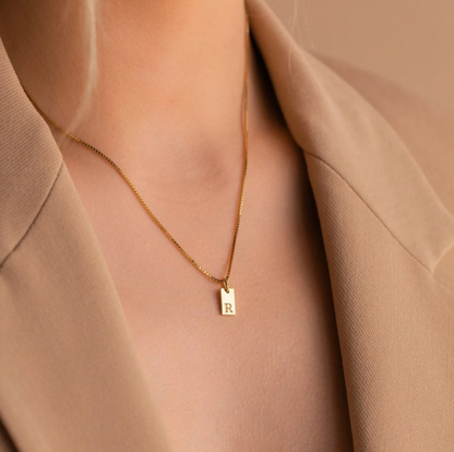 LUSSO™ Initial Tag Necklace