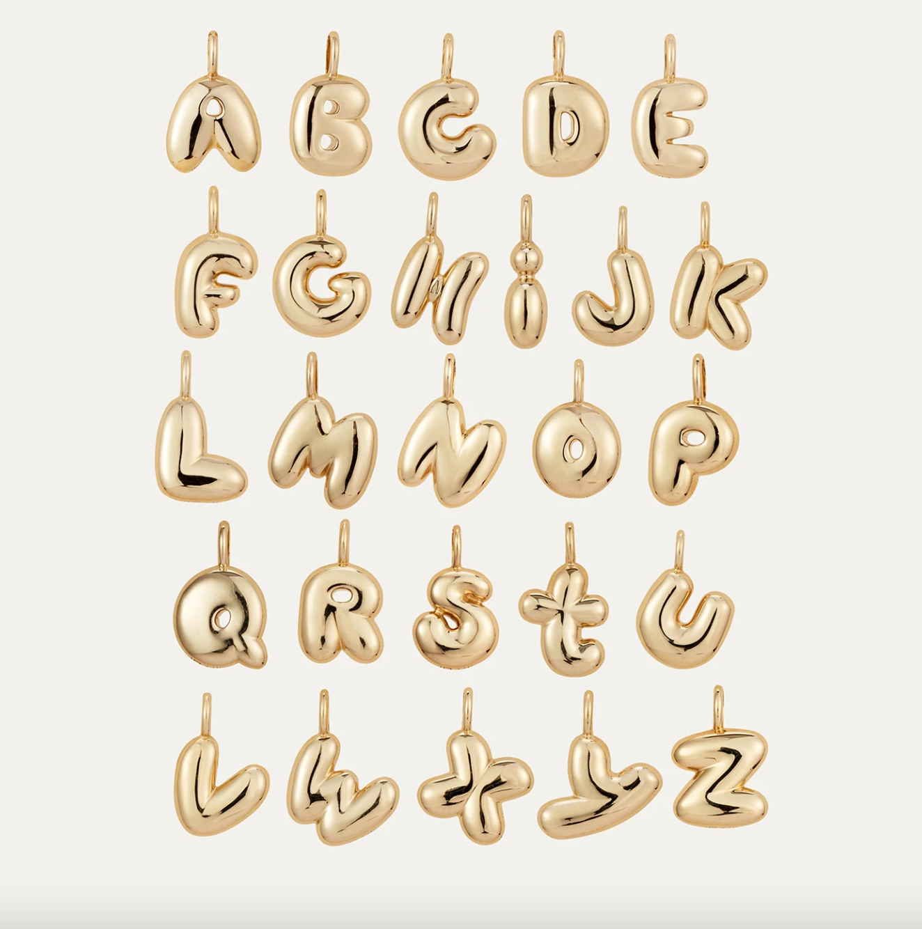 LUSSO™ Bubble Letter Necklace