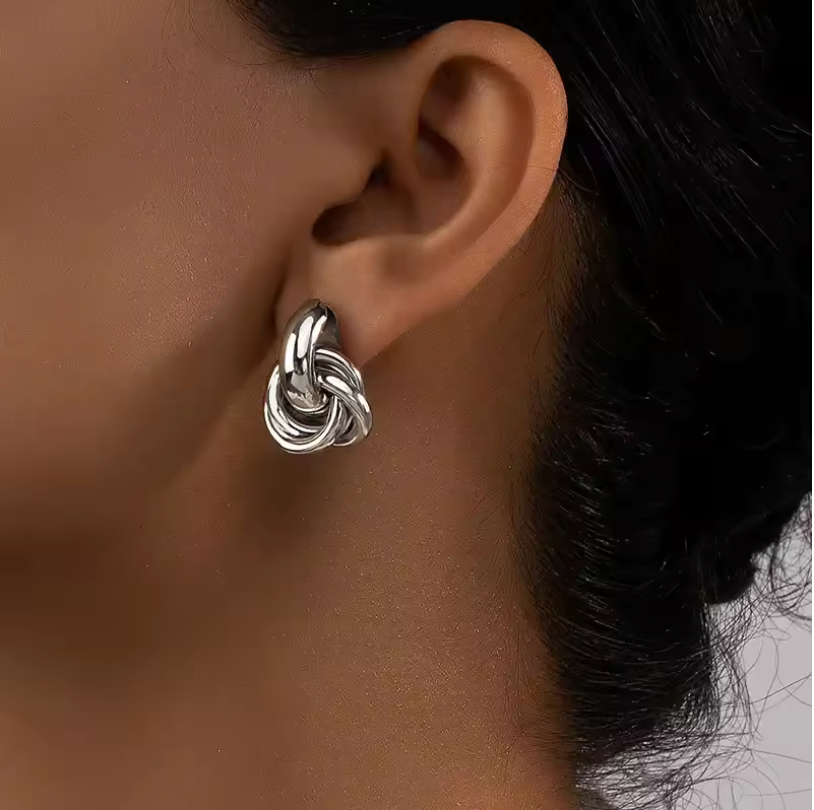 LUSSO™ Knot Hoop Earrings