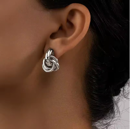 LUSSO™ Knot Hoop Earrings